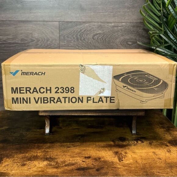 MERACH 2398 Slim Vibration Plate Exercise Machine/Lymphatic Drainage, Black. NIB - Picture 14 of 16
